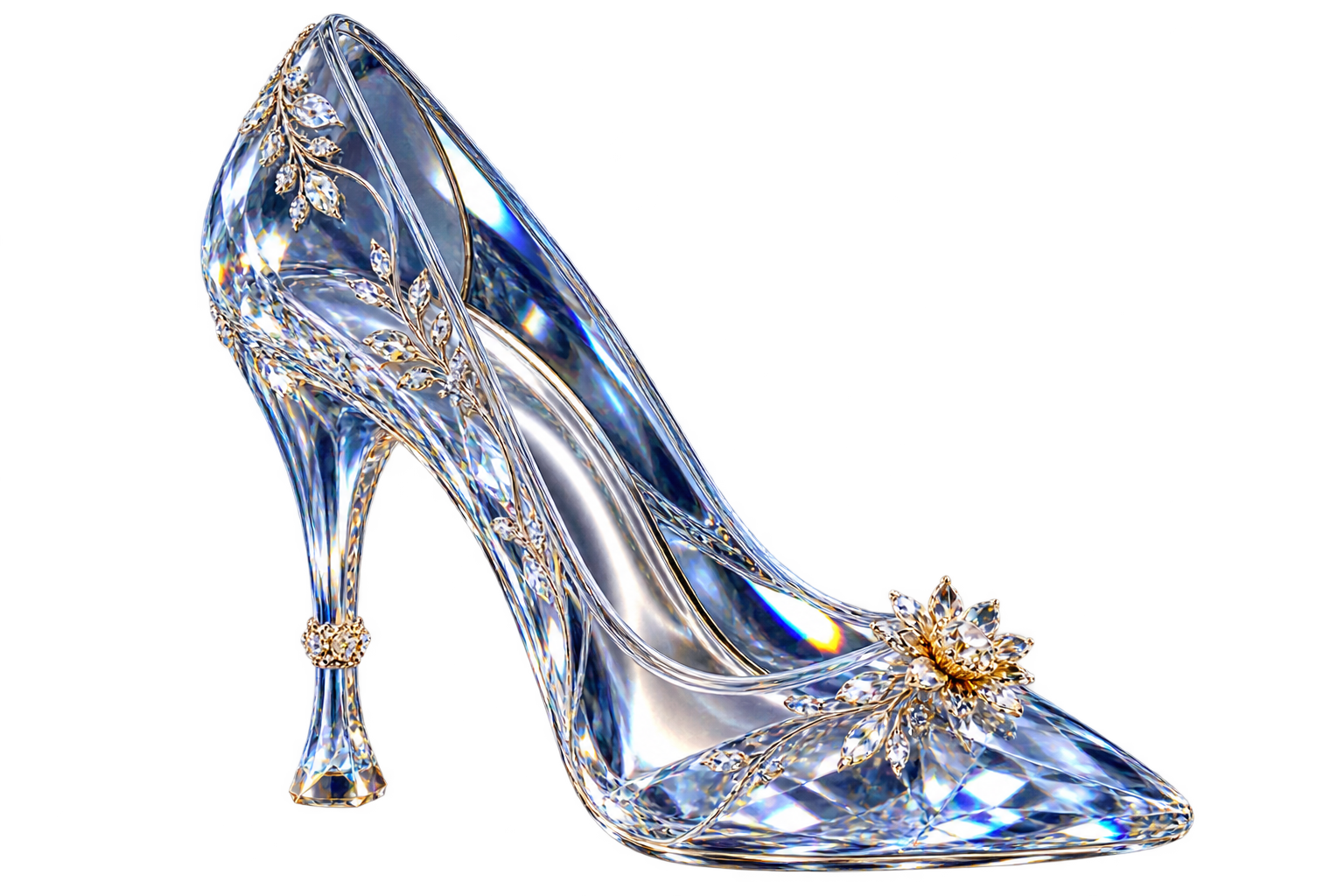 Zapatilla de cristal de la invitación de Brisa Barraza
